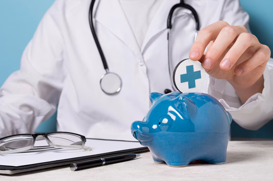 medico de vista frontal segurando elemento medico 23 2148854104