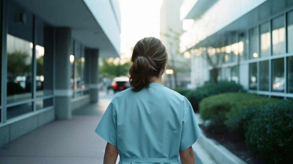 Os Desafios Que Ninguém Conta Sobre Ser Médico Fora do Brasil 4 enfermeira no exterior de um hospital