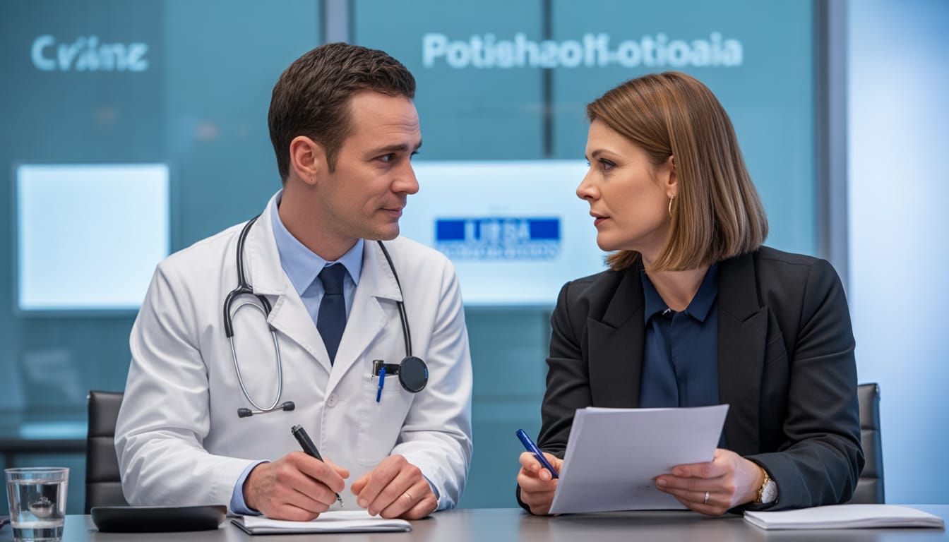 A Europa está fortalecendo ecossistemas de inovação em saúde — e isso abre portas reais para médicos internacionais 1 Médico analisando oportunidades em ecossistemas de inovação em saúde na Europa e Portugal