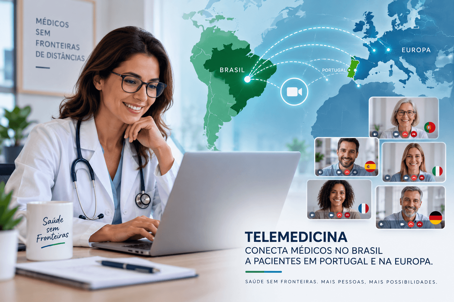 Blog 3 Telemedicina conecta o médico brasileiro a pacientes em Portugal e na Europa